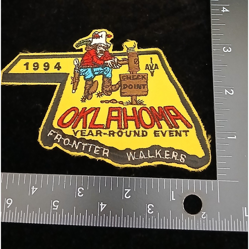 1994 Frontier Walkers Collectable Patch: Sew-On Multicolor - AVA